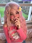 Belle Delphine Cute In Pink Onlyfans Latest Nudes Leaked Photos